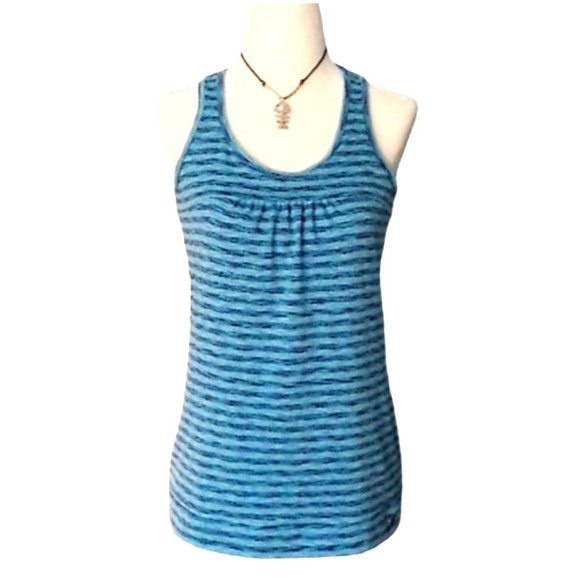 Athleta Tops - ATHLETA "Tinker" Striped Racerback Exercise Tank